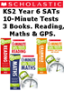 YEAR 6 10 MINUTE TESTS [3 BOOKS] KS2 SATS ENGLISH, GPS AND MATHS
