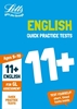 Letts GL Assessment 11+ Age 9-10 Quick Practice English Tests