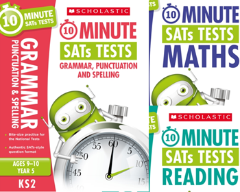 Scholastic Year 5 10-Minute Tests [3 BOOKS] KS2 SATs