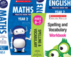 Scholastic Year 2 Learning Pack [3 BOOKS] KS1 SATs English and Maths with FREE P&P