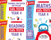 KS2 YEAR 4 MOCKS KS2 SATS PRACTICE TESTS [3 BOOKS] FOR ENGLISH & MATHS